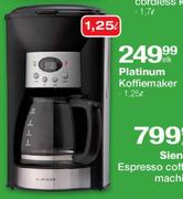 Platinum Koffiemaker-1.25Ltr