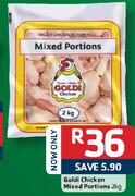 Goldi Chicken Mixed Portions-2Kg