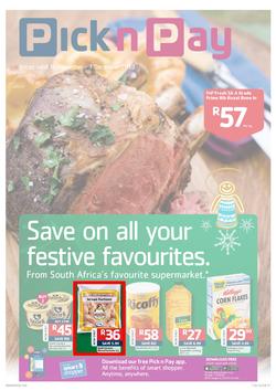 Pick N Pay Western Cape : Save On All Your Festive Favourites (19 Nov - 1 Dec 2013), page 1