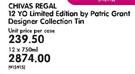 Chivas Regal 12 YO Limited Edition By Patric Grant Designer Collection Tin-12 x 750ml