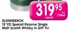 Glenfiddich 12 YO Special Reserve Single Malt Scotch Whisky In Gift Tin-750ml Each