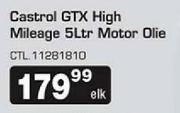 Castrol GTX High Mileage 5ltr Motor Olie Elk