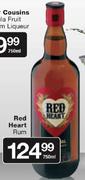 Red Heart Rum-750ml