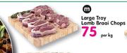 M Large Tray Lamb Braai Chops-Per Kg