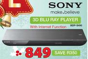 Sony 3D Blu Ray Player BDP-S490