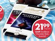 Lindt Excellence Chocolate Slabs Assorted-100g Each