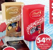 Lindt Lindor Cornet Chocolates Assorted-200g Each