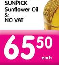 Sunpick Sunflower Oil-5L Each