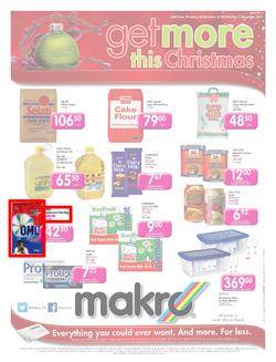 Makro Gauteng : Food (28 Nov - 11 Dec 2013), page 1