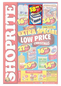 Shoprite Eastern Cape : Extra Special Low Price Christmas (25 Nov - 8 Dec 2013), page 1
