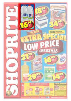 Shoprite Eastern Cape : Extra Special Low Price Christmas (25 Nov - 8 Dec 2013), page 1