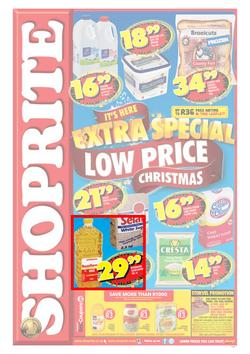 Shoprite Eastern Cape : Extra Special Low Price Christmas (25 Nov - 8 Dec 2013), page 1