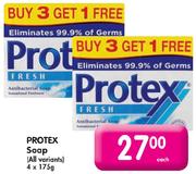 Protex Soap(All Variants)-4x175G Each