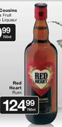 Red-Heart Rum-750ml