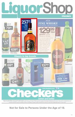 Checkers Eastern Cape : Liquor Shop (22 Jul - 4 Aug 2013), page 1