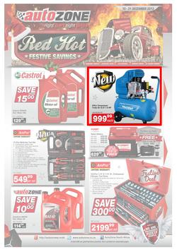 Autozone : Red Hot Festive Savings (10 Dec - 31 Dec 2013), page 1