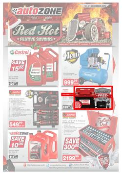 Autozone : Red Hot Festive Savings (10 Dec - 31 Dec 2013), page 1