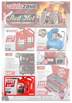 Autozone : Red Hot Festive Savings (10 Dec - 31 Dec 2013), page 1