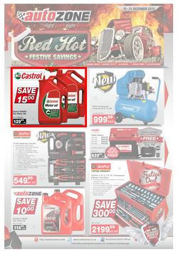 Autozone : Red Hot Festive Savings (10 Dec - 31 Dec 2013), page 1