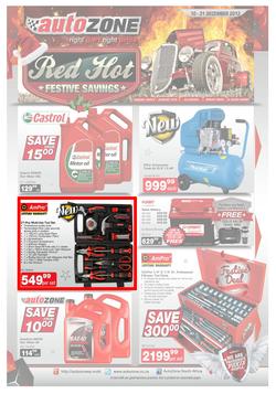 Autozone : Red Hot Festive Savings (10 Dec - 31 Dec 2013), page 1