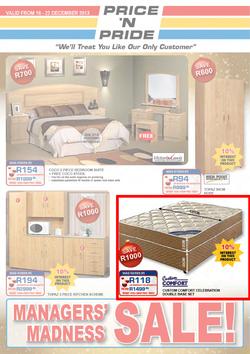 Price 'n Pride : Managers' Madness Sale! (16 Dec - 22 Dec 2013), page 1