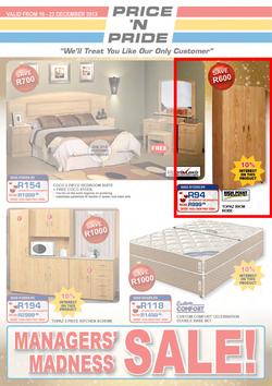 Price 'n Pride : Managers' Madness Sale! (16 Dec - 22 Dec 2013), page 1