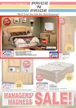 Price 'n Pride : Managers' Madness Sale! (16 Dec - 22 Dec 2013), page 1