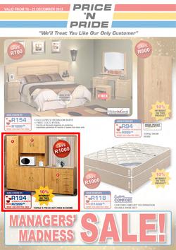 Price 'n Pride : Managers' Madness Sale! (16 Dec - 22 Dec 2013), page 1