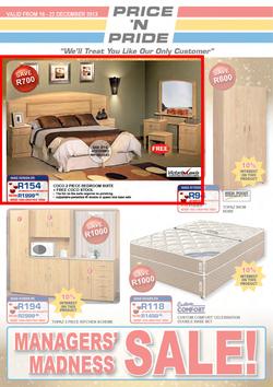 Price 'n Pride : Managers' Madness Sale! (16 Dec - 22 Dec 2013), page 1