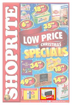 Shoprite Eastern Cape : Low Price Christmas Specials (16 Dec - 29 Dec 2013), page 1