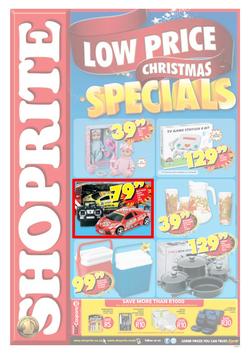 Shoprite KZN : Low Price Christmas Special (9 Dec - 25 Dec 2013), page 1