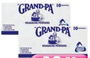 Grandpa Headache Powders-10's