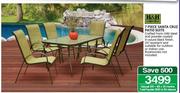 H&H Collection 7 Piece Santa Cruz Patio Suite