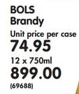 Bols Brandy-12x750ml