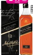 Johnnie Walker Black Limited Edition Tin-750ml