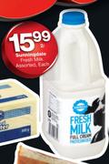 Sunningdale Fresh Milk Assorted-2ltr 