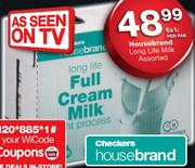 Housebrand Long Life Milk-6x1L Per Pak