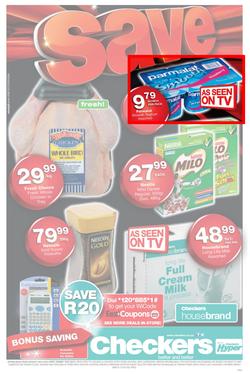 Checkers Gauteng : Save (6 Jan - 19 Jan 2014), page 1