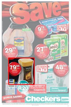 Checkers Gauteng : Save (6 Jan - 19 Jan 2014), page 1