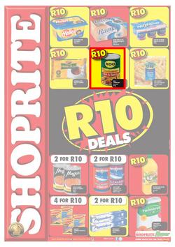 Shoprite KZN : R10 Deals (6 Jan - 19 Jan 2014), page 1