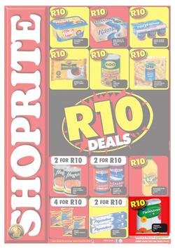 Shoprite KZN : R10 Deals (6 Jan - 19 Jan 2014), page 1