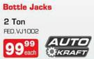 Auto Kraft 2 Ton Bottle Jack FED.VJ1002