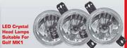 LED Crystal Inners Left Head Lamps Suitable For Golf MK1 NEO.1009-Each