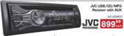 JVC USB/CD/MP3 Receiver With Aux JVC.KDR431