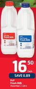 PnP Fresh Milk-2L Each