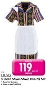 3 Piece Shwe-Shwe Overall Set