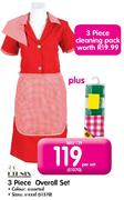 3 Piece Overall Set+3 Piece Cleaning Pack