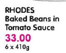 Rhodes Baked Beans In Tomato Sauce-6x410g