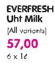 Everfresh UHT Milk (All Variants)-6x1L