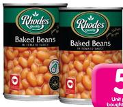 Rhodes Baked Beans In Tomato Sauce-Each
